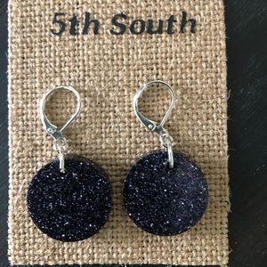 Resin glitter earrings